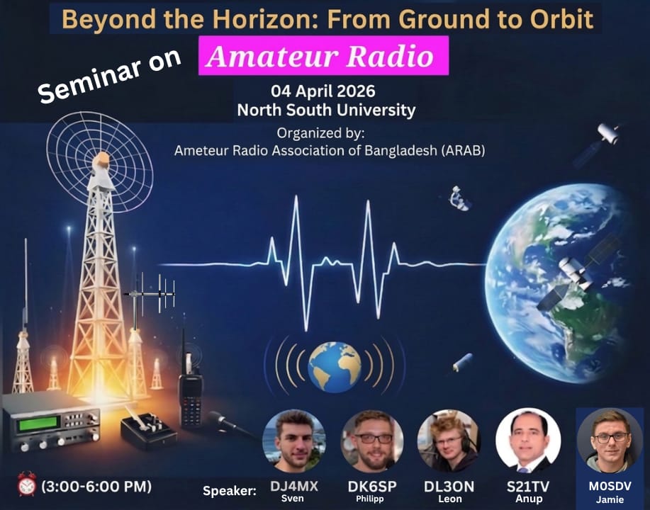 Seminar on Amateur Radio titled “Beyond the Horizon: From Ground to Orbit”